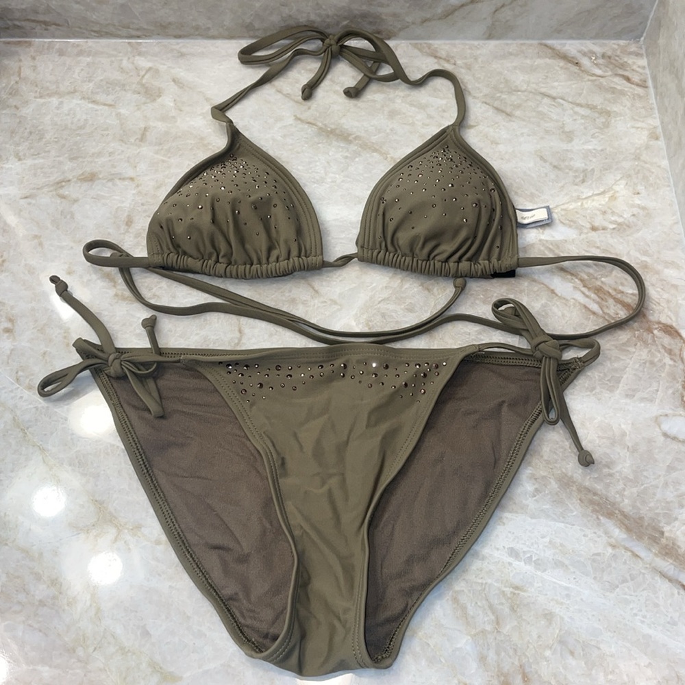 Aerie Olive Bikini Set